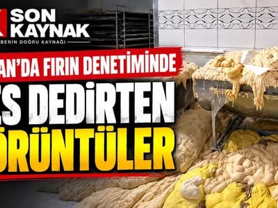 SİNCAN’DA FIRIN DENETİMİNDE PES DEDİRTEN GÖRÜNTÜLER