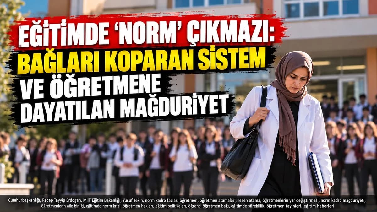 Norm Kadro Fazlası Öğretmen Atamaları ve Mağduriyet Tartışması
