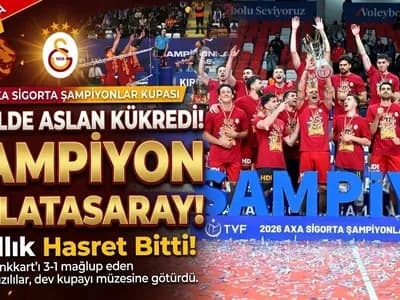 Voleybol Şampiyonlar Kupası'nda Zafer 7 Yıl Aradan Sonra Galatasaray'ın