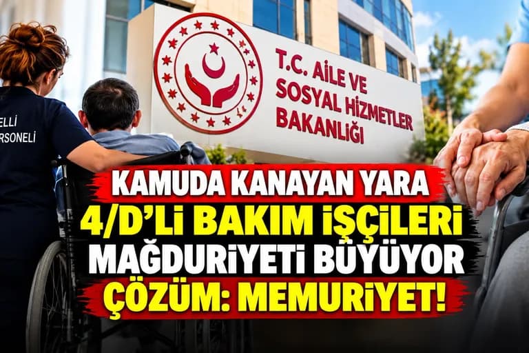 Kamuda Kanayan Yara: 4/D’li İşçinin Çözümü Memuriyet!